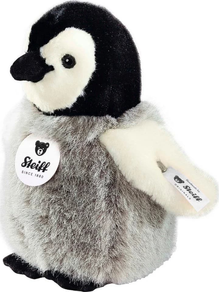 Steiff Kuscheltier Pinguin Flaps Schwarz/Weiß/Grau 16cm