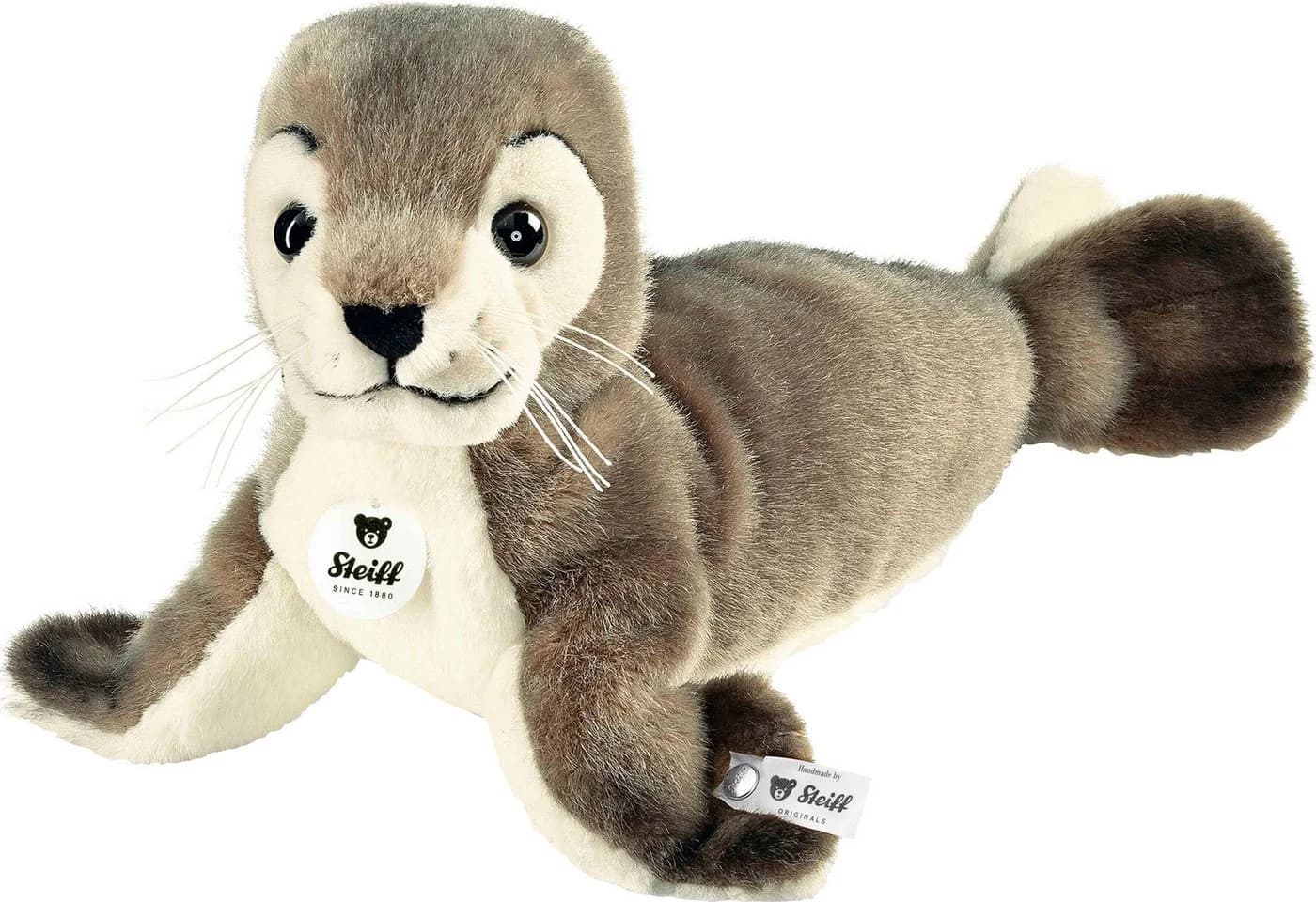 Steiff Kuscheltier Wildtiere Grau/Weiß 30 cm