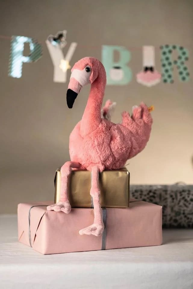 Steiff Kuscheltier Soft Cuddly Friends Jill Flamingo Rosa