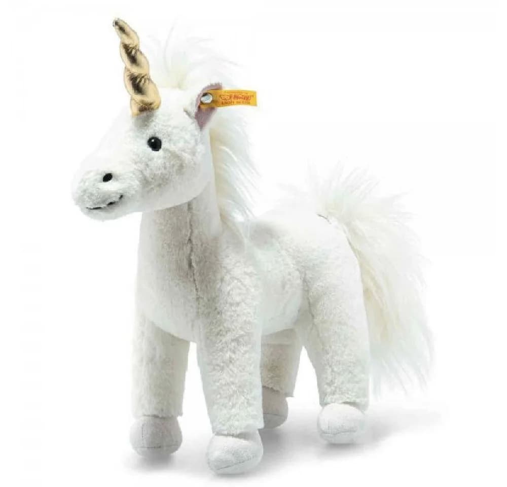 Steiff Kuscheltier Einhorn Unica Weiß 27cm Soft Cuddly Friends - Bild 2