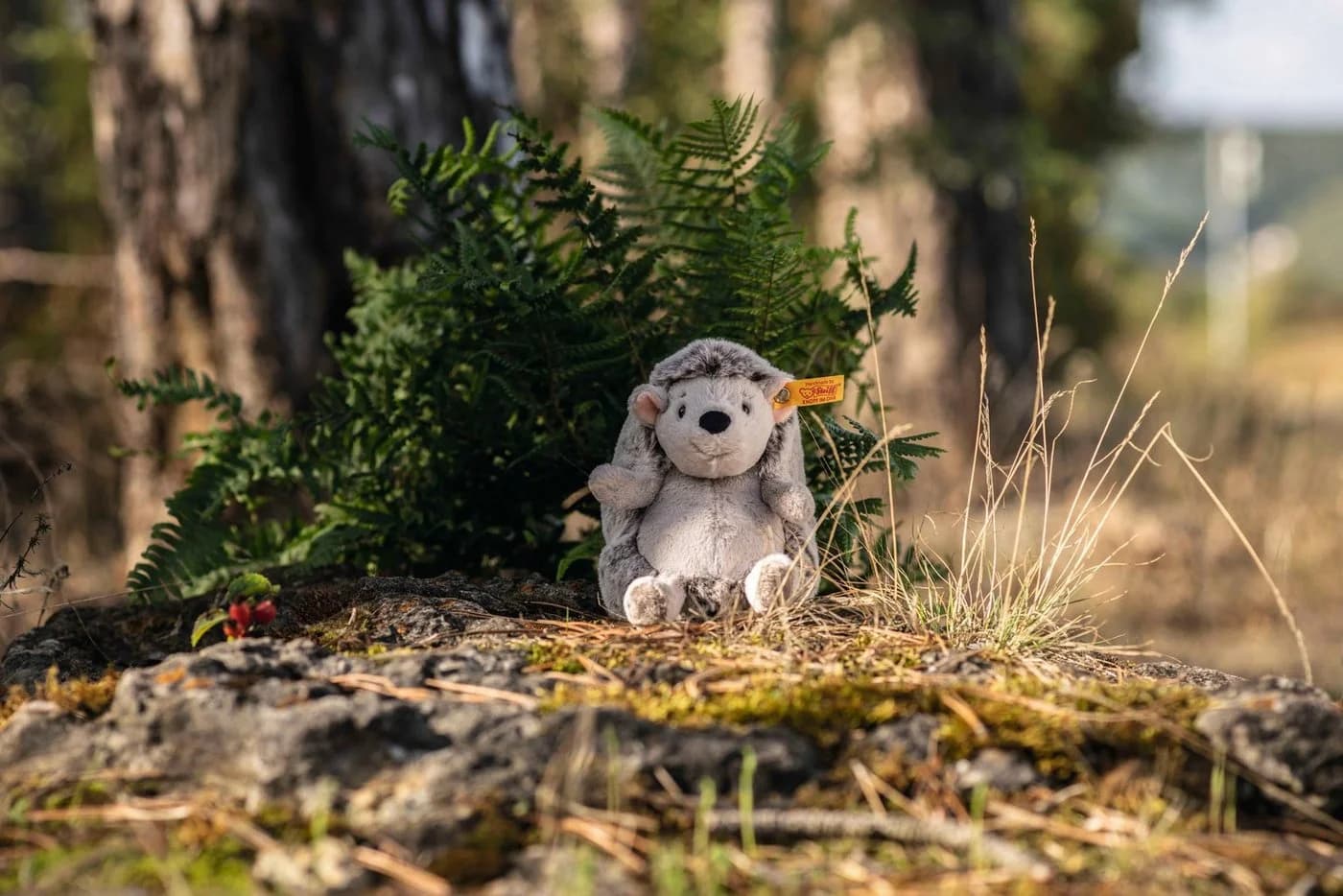 Steiff Kuscheltier Soft Cuddly Friends Hedgy Igel Grau