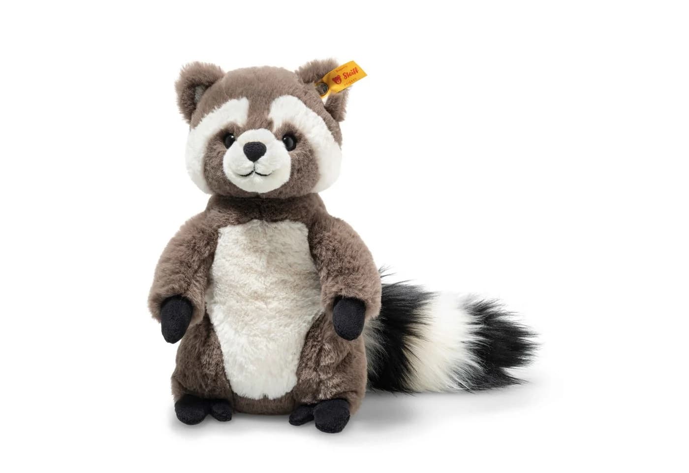 Steiff Waschbär Pedro 23cm braun weiss Plüsch Stofftier 074417 - Bild 2