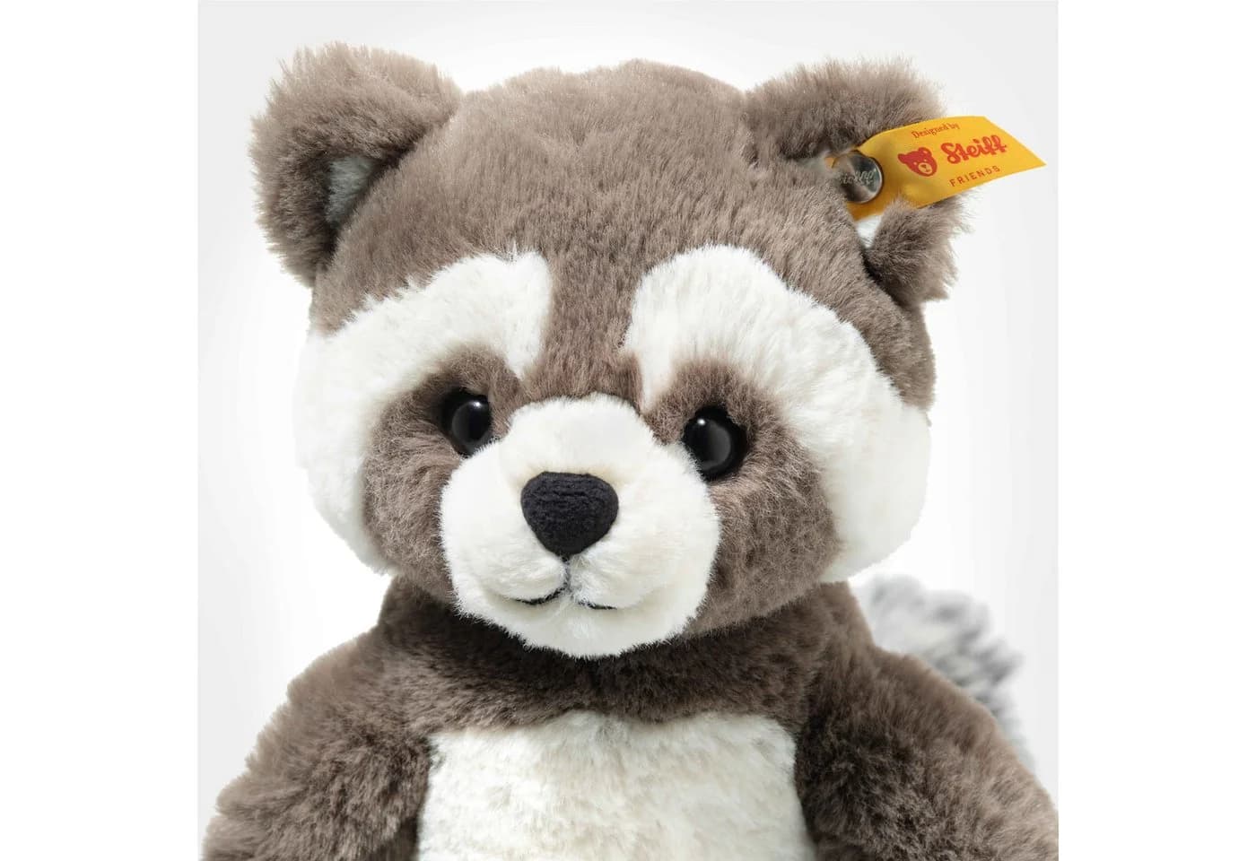 Steiff Waschbär Pedro 23cm braun weiss Plüsch Stofftier 074417 - Bild 3