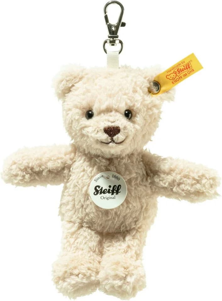 Steiff Kuscheltier Schlüsselanhänger Ben Teddybär Beige 12 cm