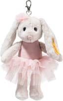 Steiff Kuscheltier Friends Anhänger Hoppie Ballethase Grau/Rosa Ballett Bild 2