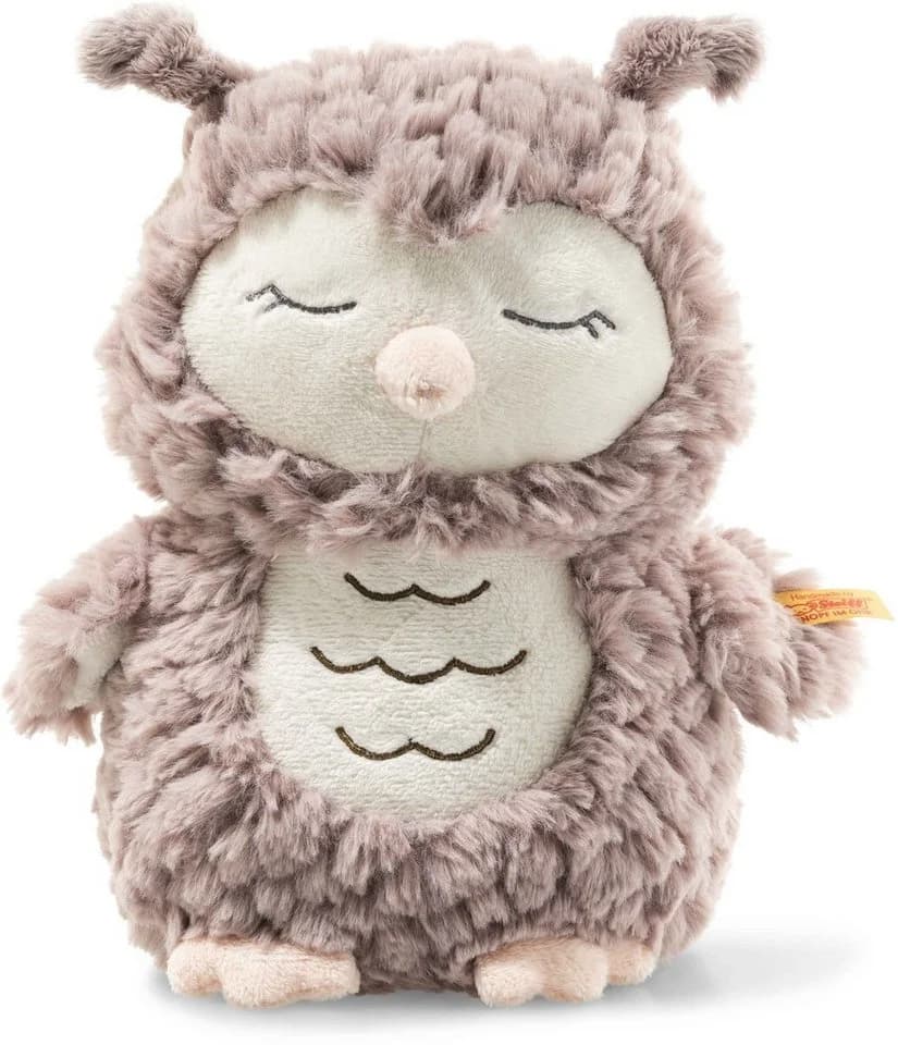 Steiff Kuscheltier Soft Cuddly Friends Ollie Eule Beige/Rosa - Bild 2