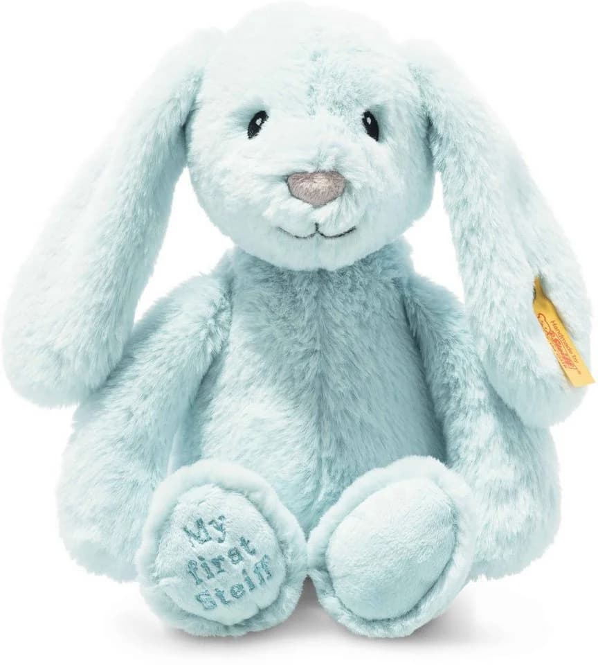 Steiff Soft Cuddly Friends Hoppie Hase 26 cm Hellblau - Bild 2
