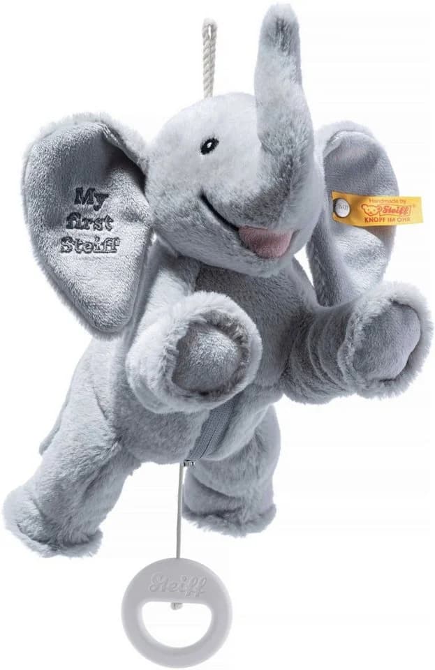 Steiff Spieluhr Soft Cuddly Friends My First Steiff Ellie Elefant Grau - Bild 2