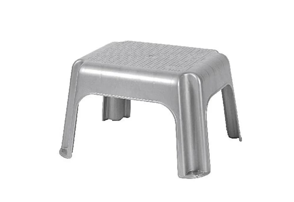 KEEEPER Tritthocker Silber Kunststoff GS geprüft