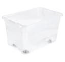 keeeper Aufbewahrungsbox Konrad mit Rollen 52 L Transparent Bild 1