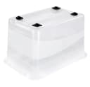 keeeper Aufbewahrungsbox Konrad mit Rollen 52 L Transparent Bild 4