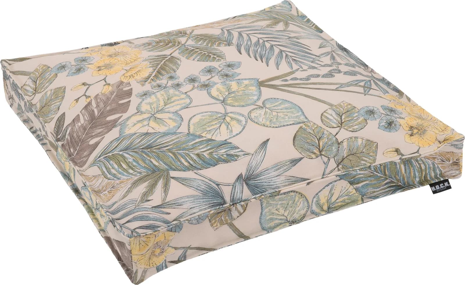 H.O.C.K. Sitzkissen Eliza Outdoor Beige Geblümt