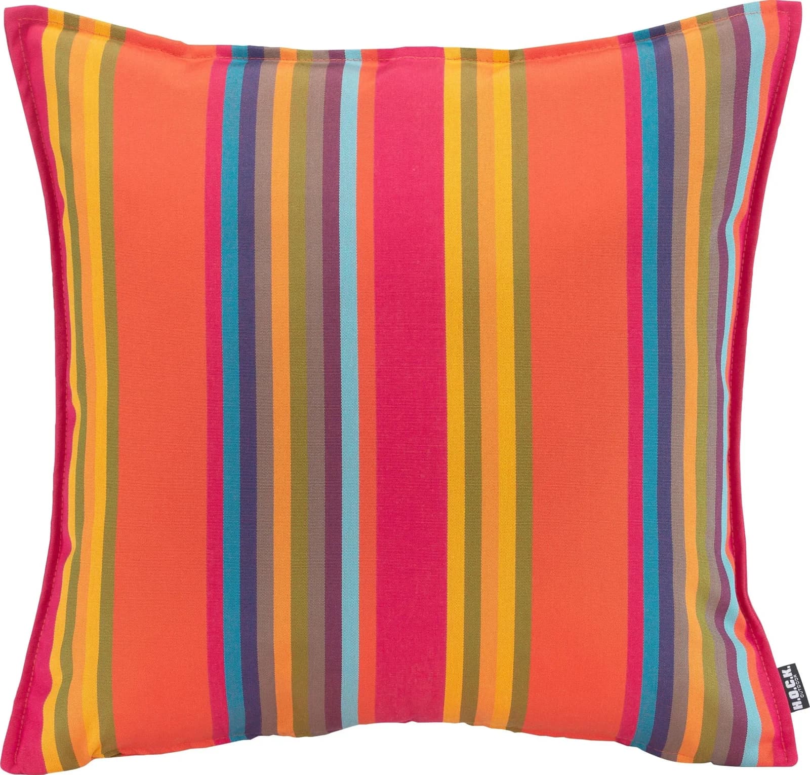 Dekokissen H.O.C.K. Yucatan Hock Bunt Streifenmuster Polyacryl