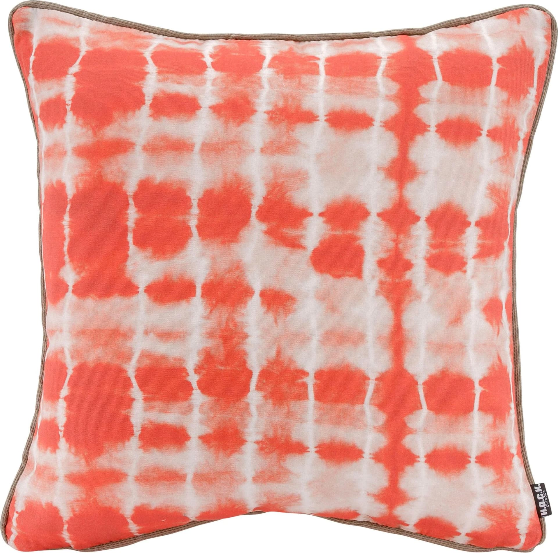 H.O.C.K. Dekokissen Badu Batik Outdoor Orange Polyacryl