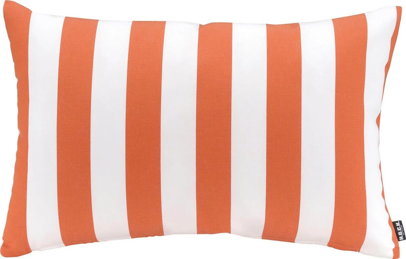H.O.C.K. Dekokissen Classic Streifen Outdoor Orange Gestreift - Bild 2