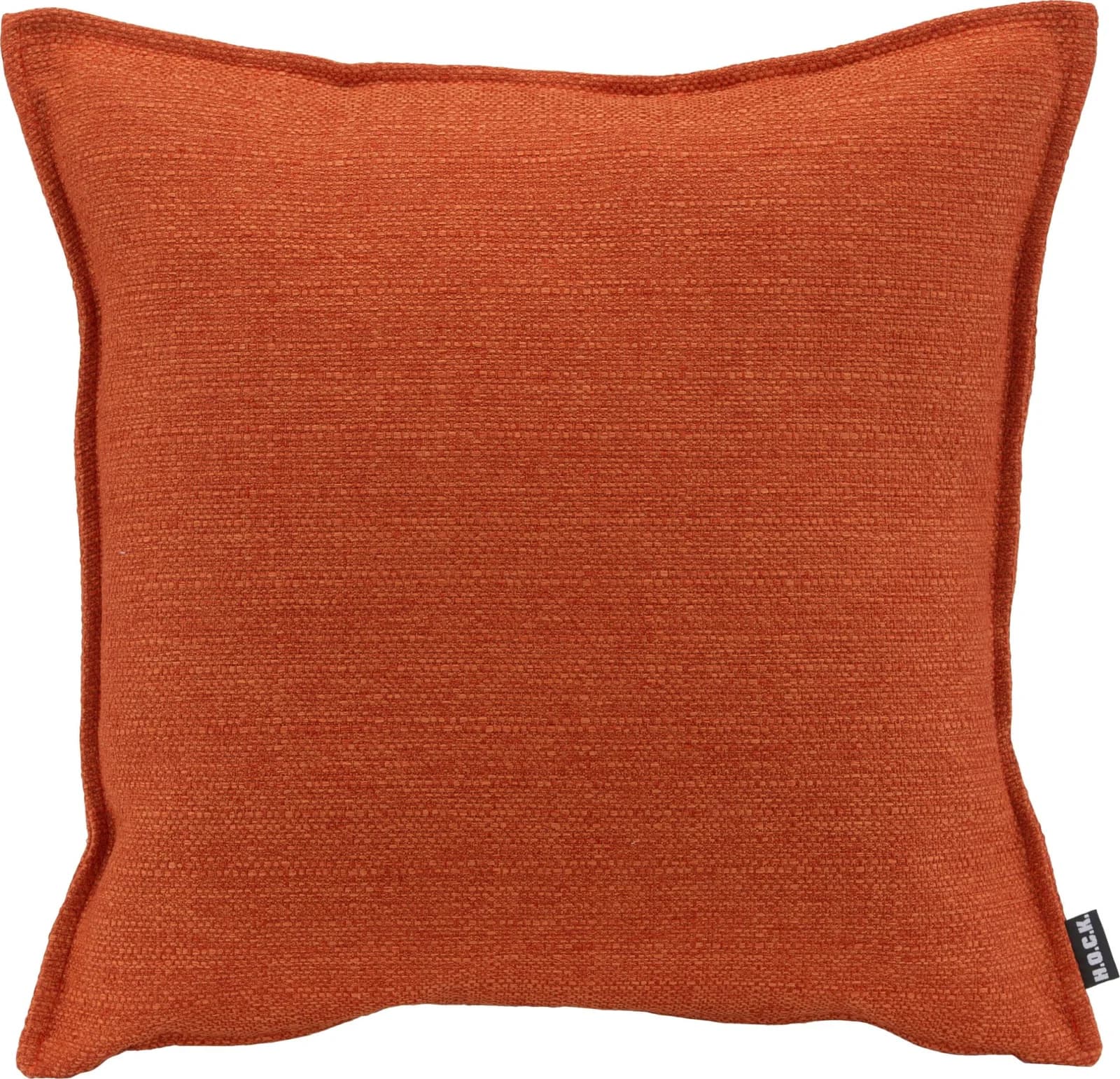 H.O.C.K. Dekokissen Mali Orange Einfarbig Polyester