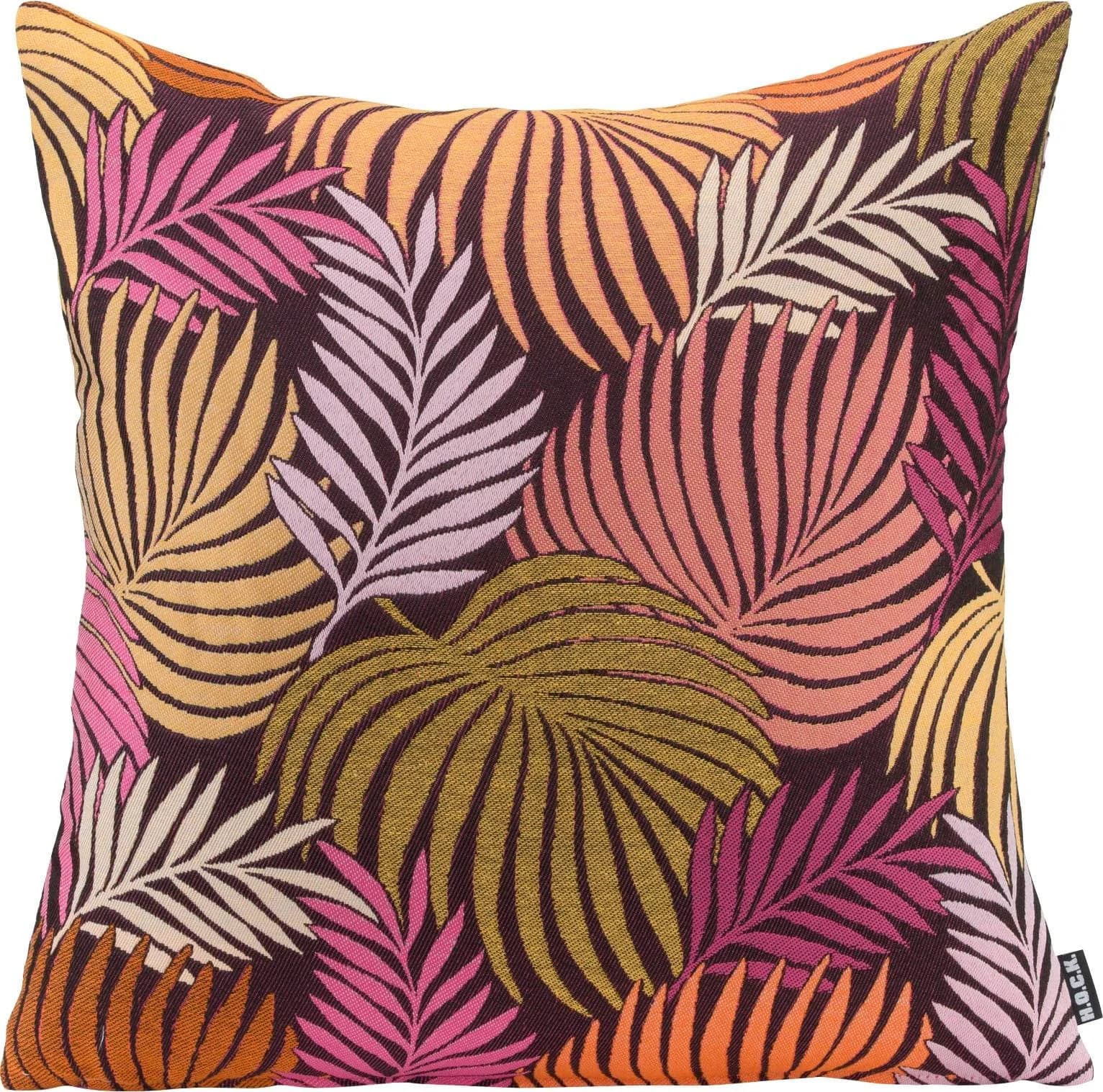 H.O.C.K. Dekokissen Copacabana Pink Lila Blumendruck 45x45cm