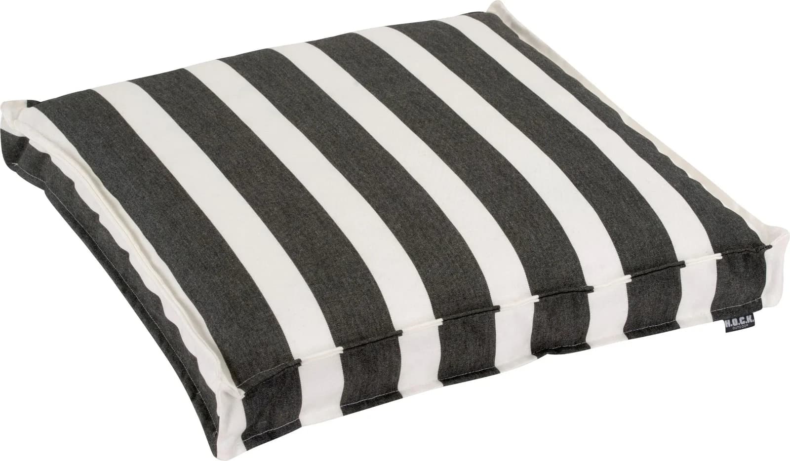H.O.C.K. Sitzkissen Classic Streifen Schwarz/Weiß