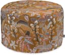 H.O.C.K. Tristan Hocker Pouf Ø60x40 cm Gold Floralmuster Bild 2