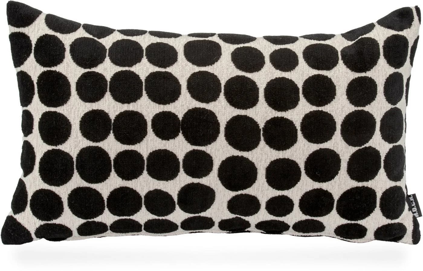 H.O.C.K. Magic Dots Wendekissen 50x30cm Schwarz Beige - Bild 2