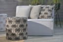 H.O.C.K. Dekokissen Vamosa Palms Schwarz Taupe Palmen Outdoor Bild 1