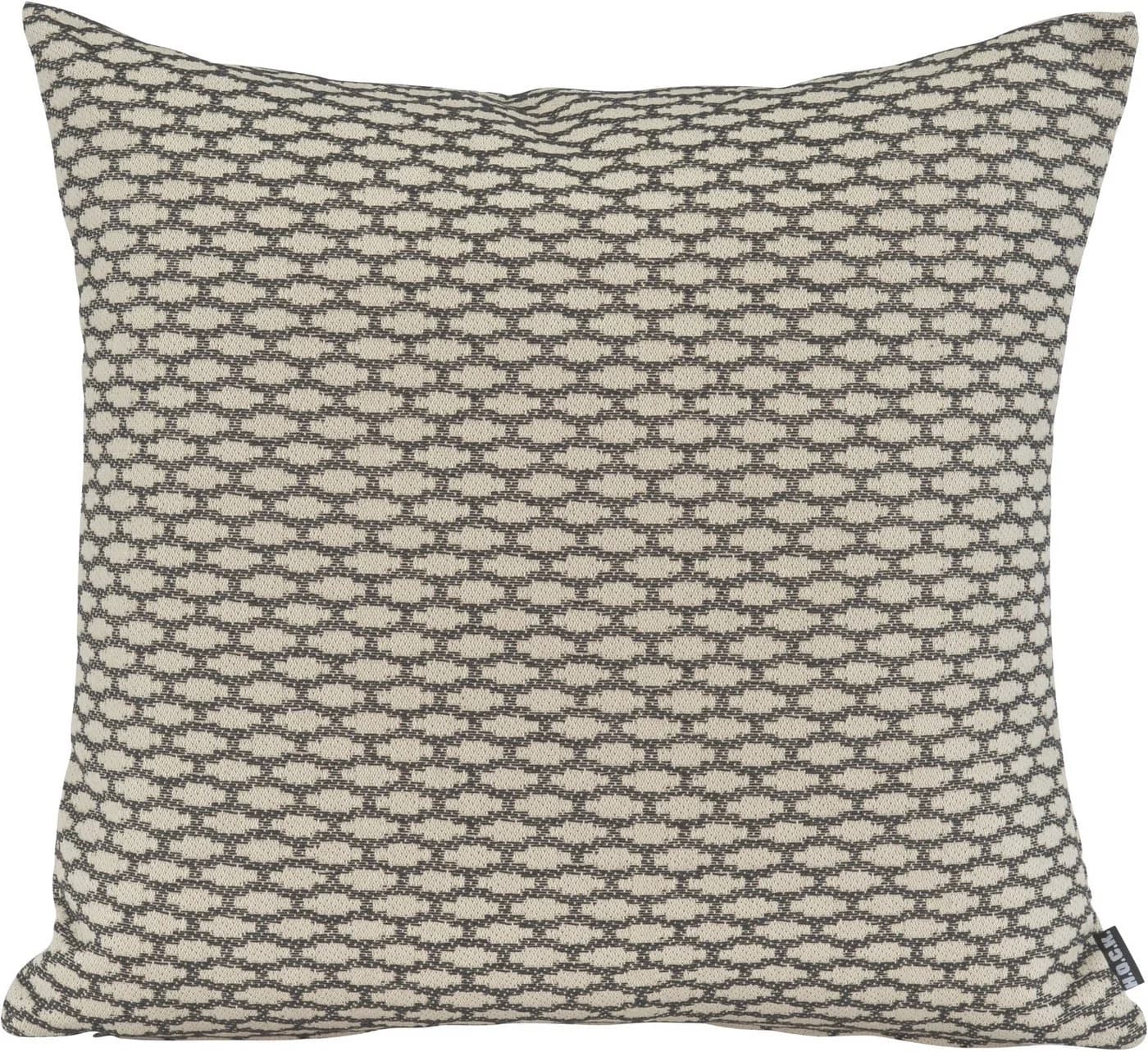 Dekokissen H.O.C.K. Nalou Schwarz/Beige Geometrisches Muster - Bild 2