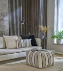 Dekokissen aus Breitcord in Beige Bild 1
