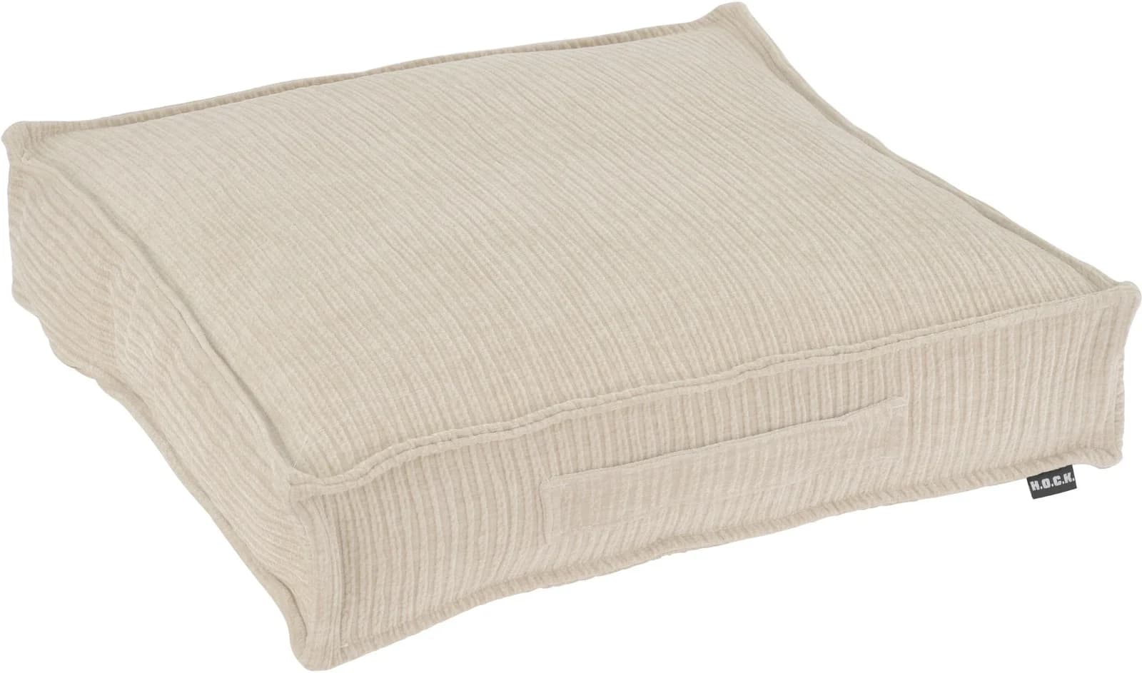 H.O.C.K. Sitzauflage Jonny Beige Cordkissen 50x50cm