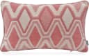 H.O.C.K. Dekokissen Beverly Rosa Rautenmuster Chenille Bild 2