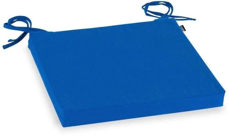 H.O.C.K. Stuhlkissen Classic Uni Outdoor Blau 40x40 cm Polyacryl