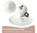 Caffè Moak Cappuccino-Tassen 6er Set Weiß Keramik Bild 5