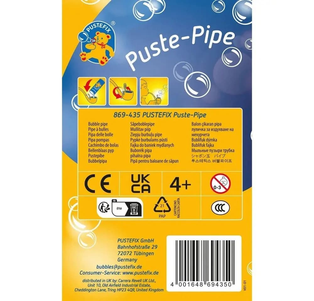 Revell® Seifenblasenspielzeug PUSTEFIX Puste Pipe RC-Auto mit Steuerung