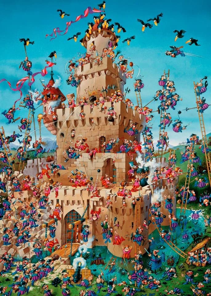 HEYE Puzzle Safeckracker Suzie / Wanted! 1000 Teile Made in Germany