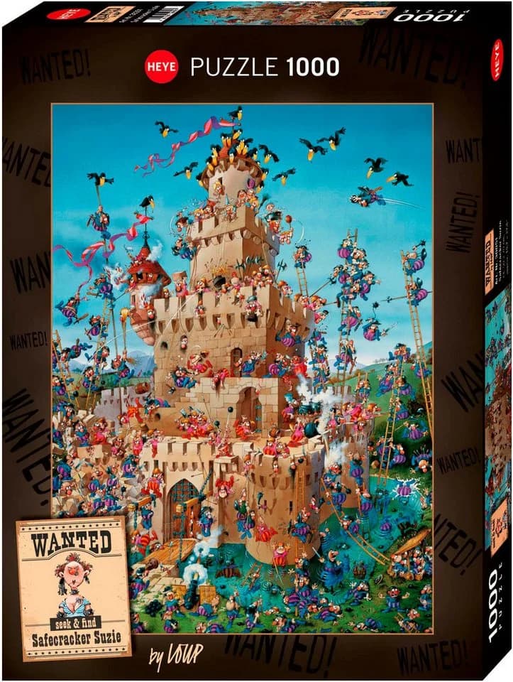 HEYE Puzzle Safeckracker Suzie / Wanted! 1000 Teile Made in Germany - Bild 2