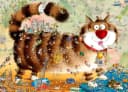 HEYE Puzzle At the Cat / Look Closely! 1000 Teile Made in Germany Bild 1