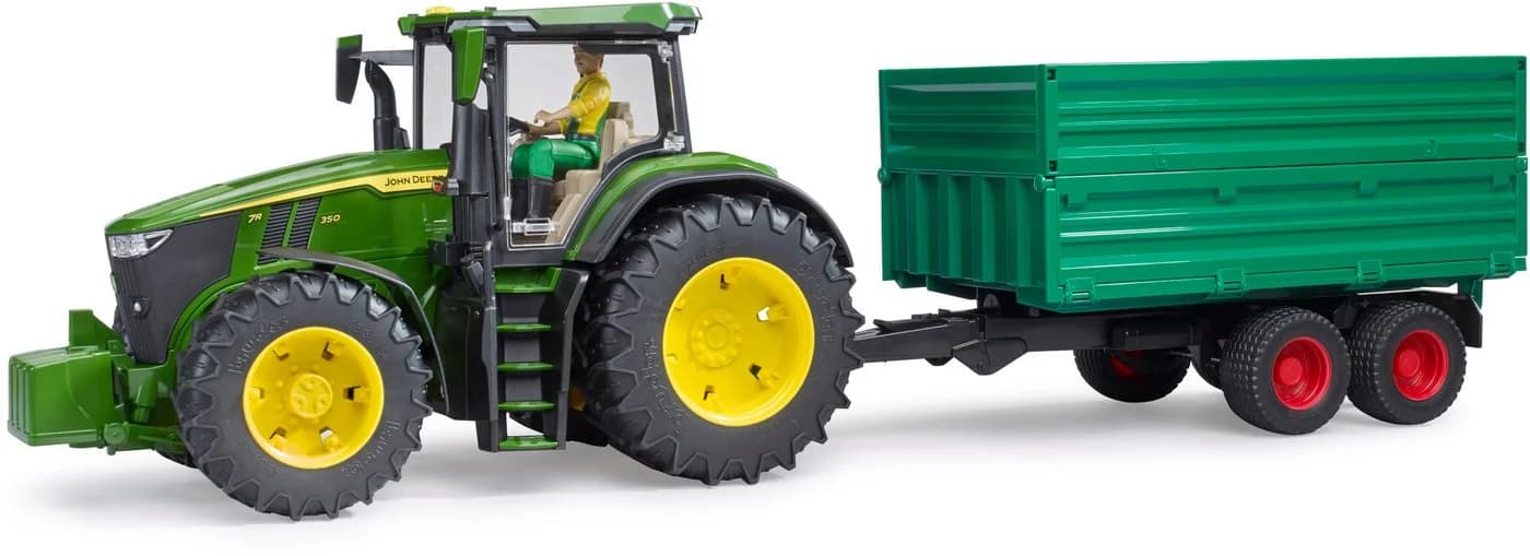 Bruder Tandemachs-Transportanhänger 37 cm mit Aufsteckbordwand - Bild 3
