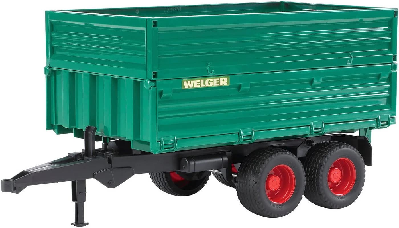 Bruder Tandemachs-Transportanhänger 37 cm mit Aufsteckbordwand - Bild 4