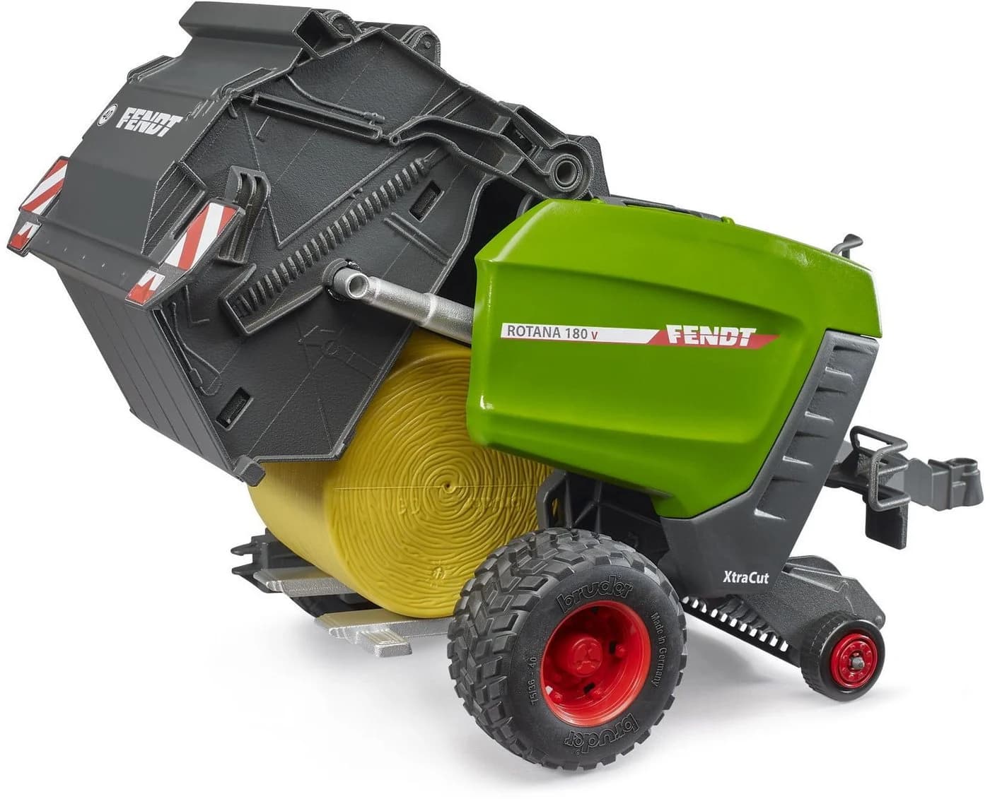 Bruder® Anhänger Fendt Rundballenpresse Rotana 180V Rot - Bild 4