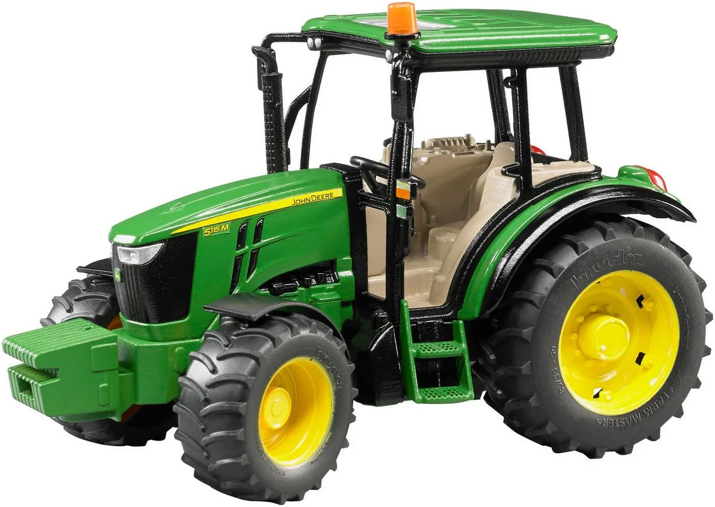 Bruder Spielzeug-Traktor John Deere 5115M 1:16 Grün/Gelb - Bild 2
