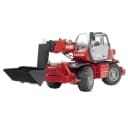 Bruder 02129 Manitou Teleskoplader MRT 2150 mit Zubehör Bild 3