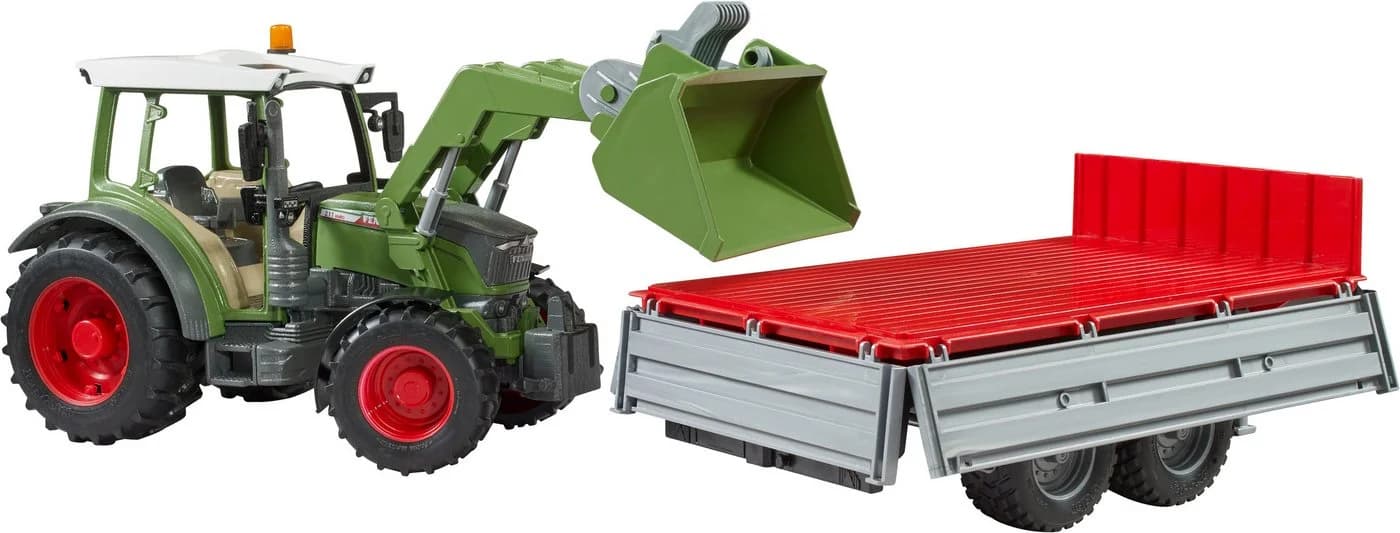 Bruder Spielzeug-Traktor Fendt Vario 211 mit Frontlader - Bild 4