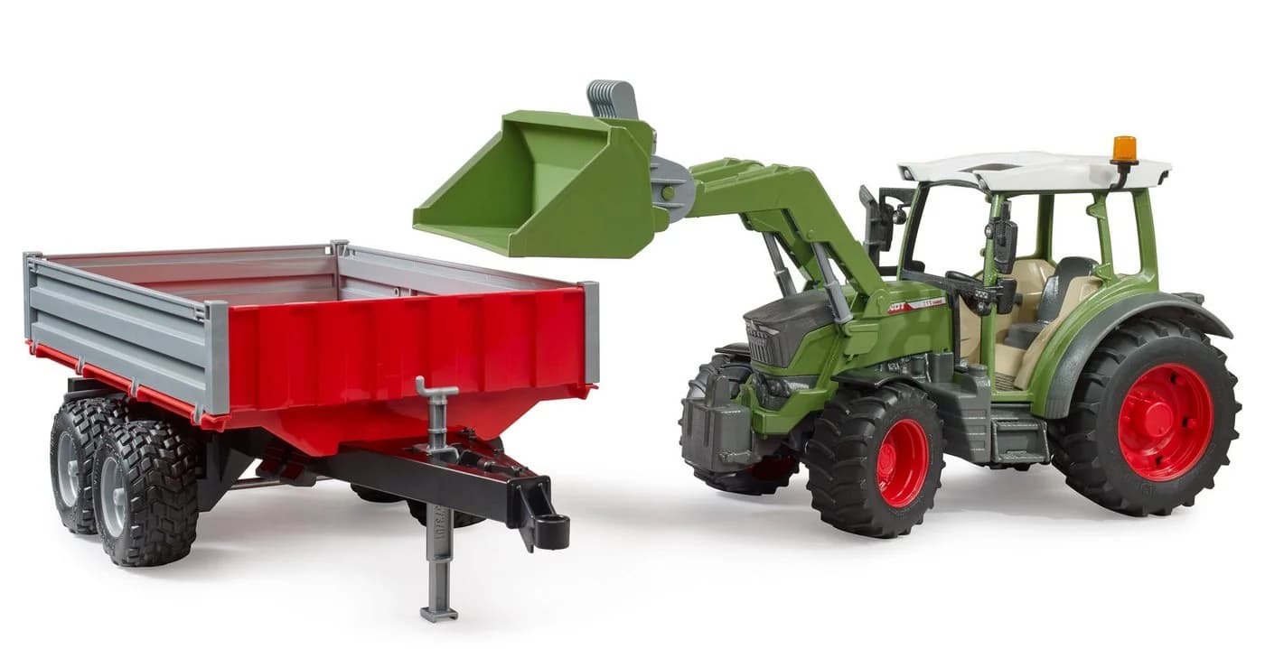 Bruder Spielzeug-Traktor Fendt Vario 211 mit Frontlader - Bild 5