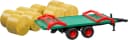 Bruder® Spielzeug-Traktor Ballentransportanhänger mit 8 Rundballen Bild 1