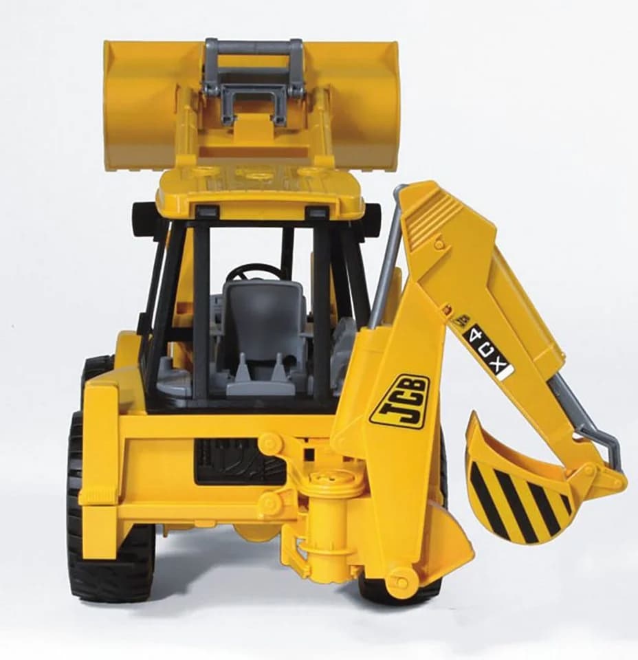 Bruder® Spielzeug-Bagger JCB 4CX Baggerlader Gelb/Schwarz