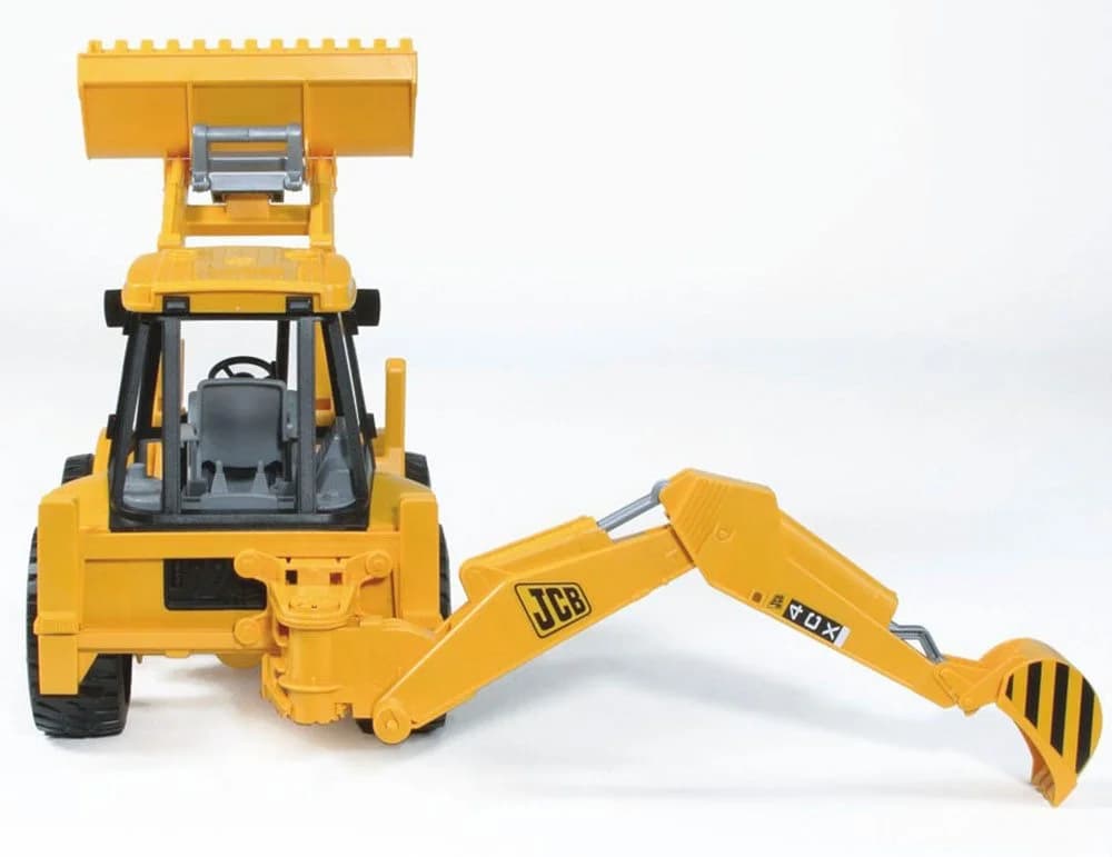 Bruder® Spielzeug-Bagger JCB 4CX Baggerlader Gelb/Schwarz - Bild 3