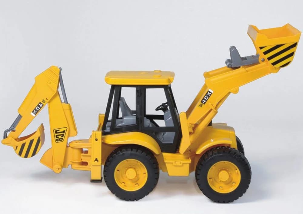 Bruder® Spielzeug-Bagger JCB 4CX Baggerlader Gelb/Schwarz - Bild 4