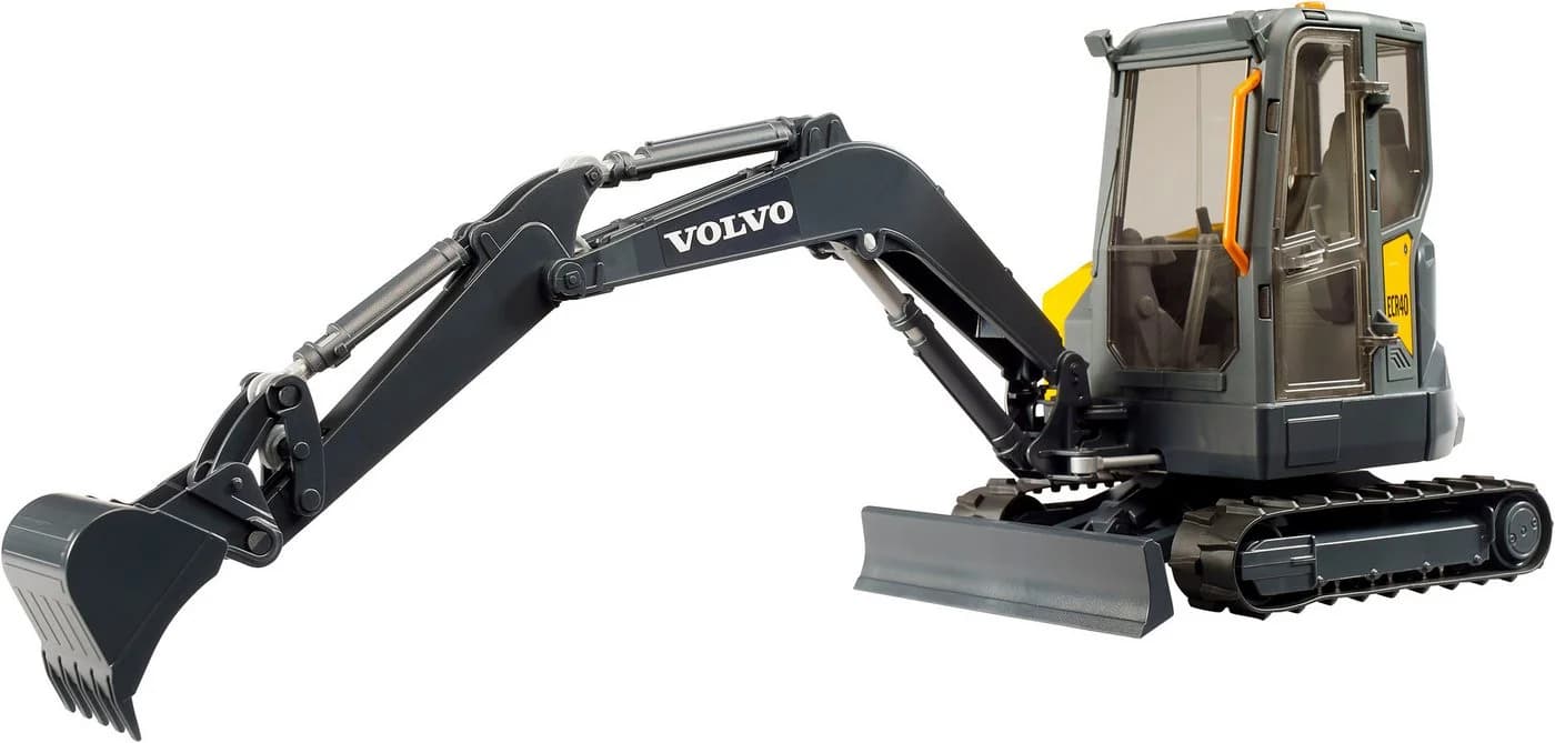 Bruder® Spielzeug-Bagger Volvo Kompaktbagger ECR40 Schwarz
