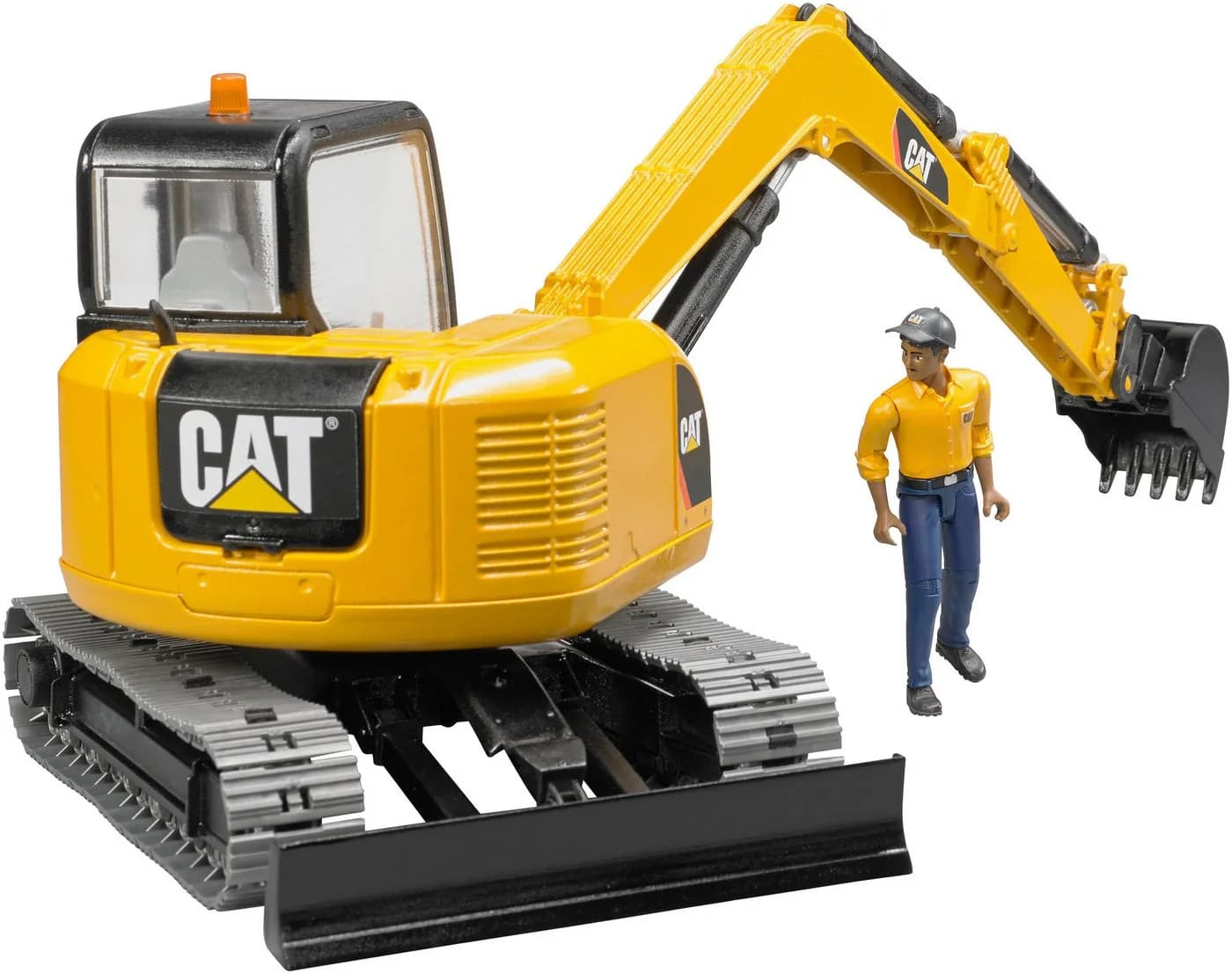 Bruder® Cat Minibagger 35 cm mit Bauarbeiter - Gelb - Bild 4