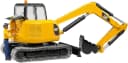 Bruder® Cat Minibagger 35 cm mit Bauarbeiter - Gelb Bild 5