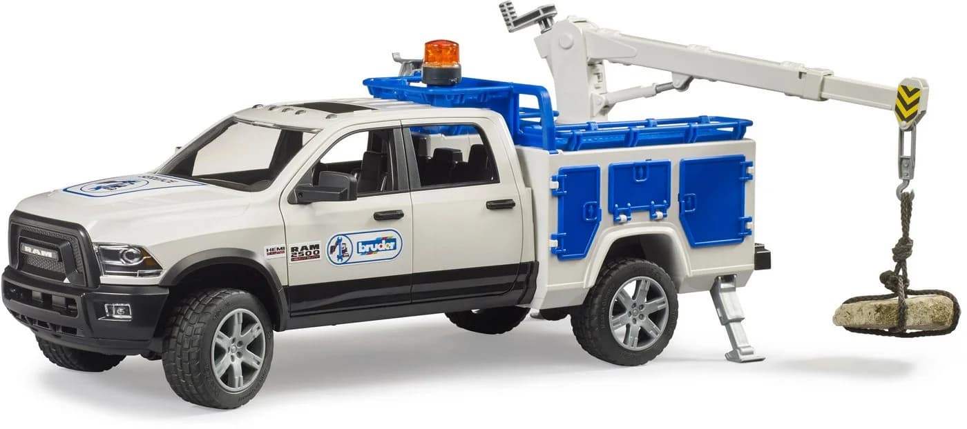 Bruder® RAM 2500 Service Truck mit Kran und Rundumleuchte 02509 - Bild 2